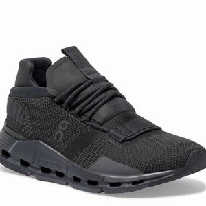 ON RUNNING Black Eclipse Cloudnova Shoes